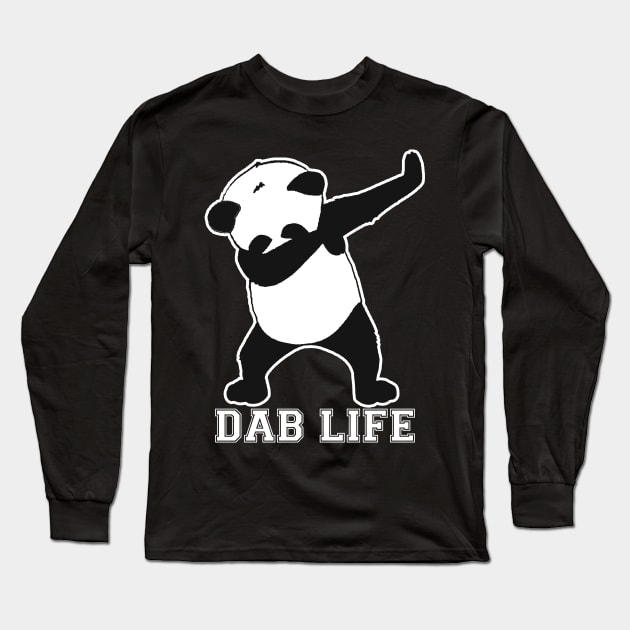 Panda Dab Life Long Sleeve T-Shirt by obet619315